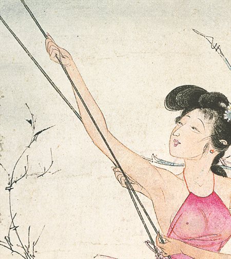加查县-胡也佛的仕女画和最知名的金瓶梅秘戏图